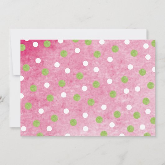 Baby Elephant Jungle Baby Dusche Einladung (Rückseite)