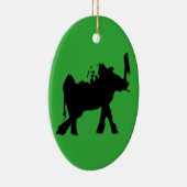 Baby Elephant Keramik Ornament (Rechts)