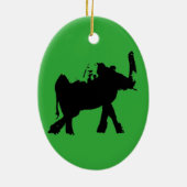 Baby Elephant Keramik Ornament (Hinten)