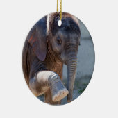 Baby Elephant Keramik Ornament (Rechts)