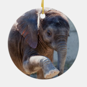 Baby Elephant Keramikornament
