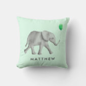 Baby Elephant Kissen für Kinderzimmer oder Kinderz (Vorderseite)