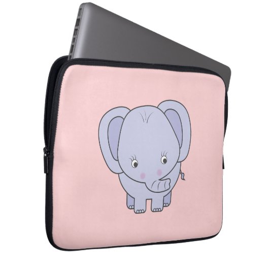 Baby Elephant Laptopschutzhülle (Vorne Rechts)