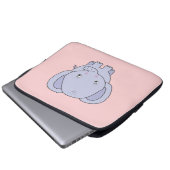 Baby Elephant Laptopschutzhülle (Vorne Knopf)