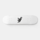 Baby Elephant läuft Silhouette Skateboard (Horizontal)