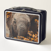 Baby Elephant Lunch Box - Custom Safari Geschenk (Vorderseite)