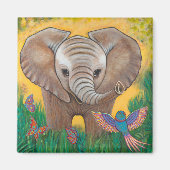 Baby Elephant Magnet (Vorne)