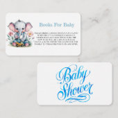 Baby Elephant mit LKW-Büchern für Baby Begleitkarte (Vorne/Hinten)