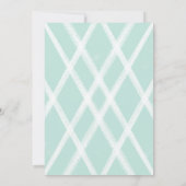 Baby Elephant mit Peonies, Eucalyptus Baby Dusche Einladung (Rückseite)