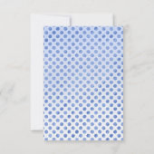 Baby Elephant mit Song Bird Baby Dusche Dankeskarte (Rückseite)