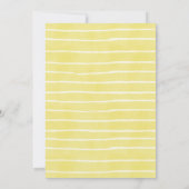 Baby Elephant Neutral Baby Dusche Einladung (Rückseite)