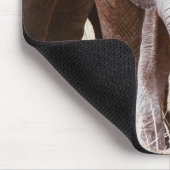 Baby Elephant Niedlicher afrikanischer Elefant mit Mousepad (Ecke)