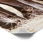 Baby Elephant Niedlicher afrikanischer Elefant mit Poster (Ecke)