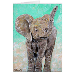 Baby Elephant Painting