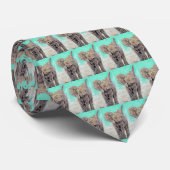 Baby Elephant Painting Krawatte (Gerollt)
