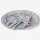 Baby Elephant Pappteller (Schrägansicht)