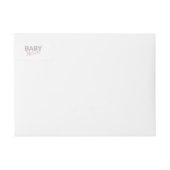 Baby Elephant Pink Baby Dusche (Vorderseite)