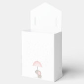 Baby Elephant Pink Baby Dusche Geschenkschachtel (Geöffnet)