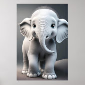Baby Elephant Poster (Vorne)