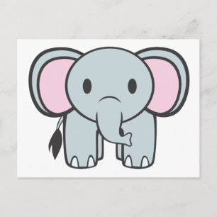 Baby Elephant Postkarte