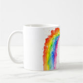 Baby Elephant Rainbow Watercolor Cup Ceramic Mug Kaffeetasse (Links)