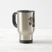 Baby Elephant Reisebecher (Vorderseite Links)