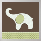 Baby Elephant Room Poster (Vorne)