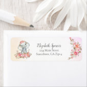 Baby Elephant Rücksendeadresse (Insitu)