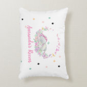 Baby Elephant, Schmetterlinge, Sterne Dekokissen (Vorderseite(Vertikal))