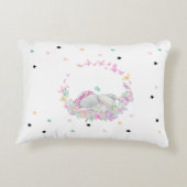 Baby Elephant, Schmetterlinge, Sterne Dekokissen (Rückseite)