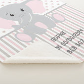 Baby Elephant Sherpa Blanket Sherpadecke (3/4)