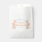 Baby Elephant Shower Fevor Bags Geschenktütchen (Vorderseite)