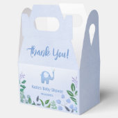 Baby Elephant Song Bird Baby Dusche Geschenkschachtel (Geöffnet)