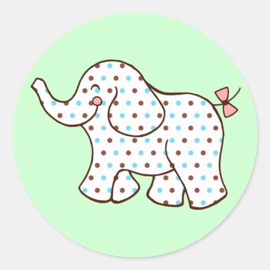 Baby Elephant Stickers (Vorderseite)