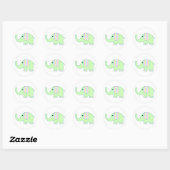 Baby Elephant Stickers (Blatt)
