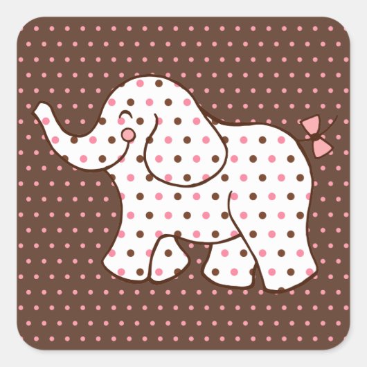 Baby Elephant Stickers (Vorderseite)