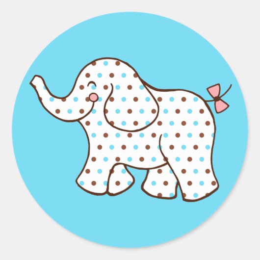Baby Elephant Stickers (Vorderseite)