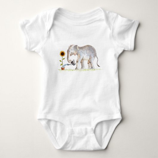 Baby Elephant Strampler (Vorderseite)