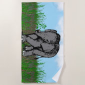 Baby Elephant Strandtuch (Vorderseite)