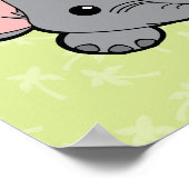 Baby Elephant Süsse Poster (Ecke)