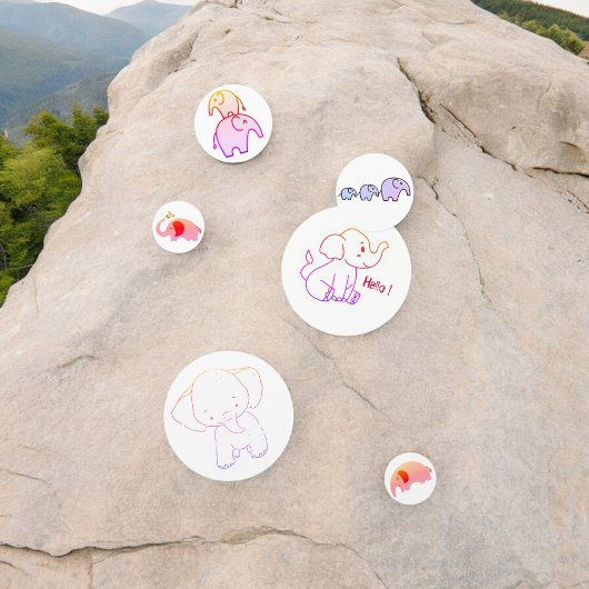 Baby Elephant Table Confetti Konfetti
