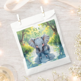 Baby Elephant Themed Baby Shower Geschenktütchen