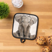 Baby Elephant Topflappen (Oben Unten)