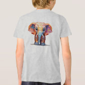 Baby Elephant Tri-Blend Shirt (Rückseite)