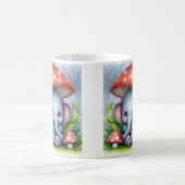 Baby Elephant unter Pilzschirm Kaffeetasse (Mittel)