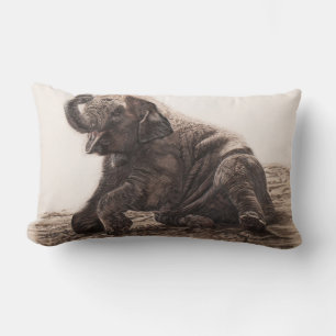 Baby Elephant Wirbel Lendenkissen