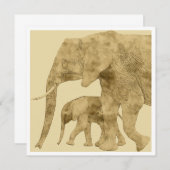 Baby Elephant with it's Mother (Vorne/Hinten)