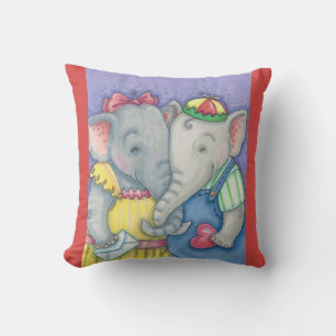 BABY ELEPHANTS DURCH PILLOW anpassen Kissen