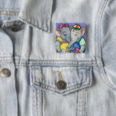 BABY ELEPHANTS ERSTE LIEBE, NIEDLICH PACHYDERM FRE BUTTON (Beispiel)