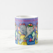 BABY ELEPHANTS ERSTE LIEBE, NIEDLICH PACHYDERM FRE KAFFEETASSE (Mittel)